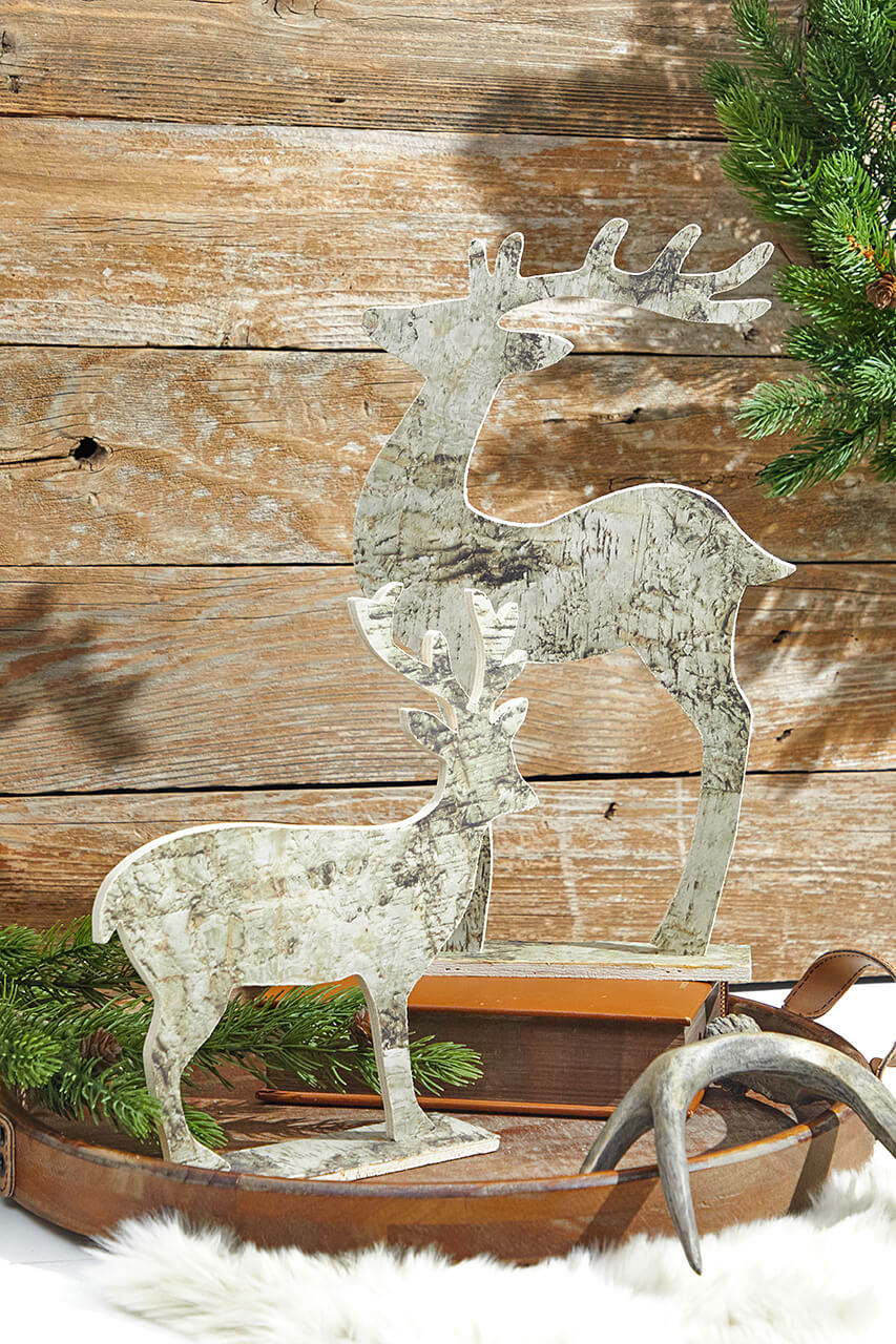 Birch Paper Upright Deer