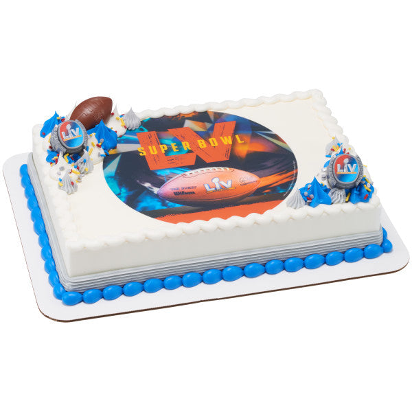 NFL Brown Football with Shield Cupcake Rings set of 12