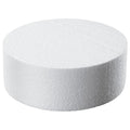 Round Styrofoam 10" x 3.5" Cake Form Dummy