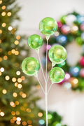 15" Green Iridescent Ball Pick