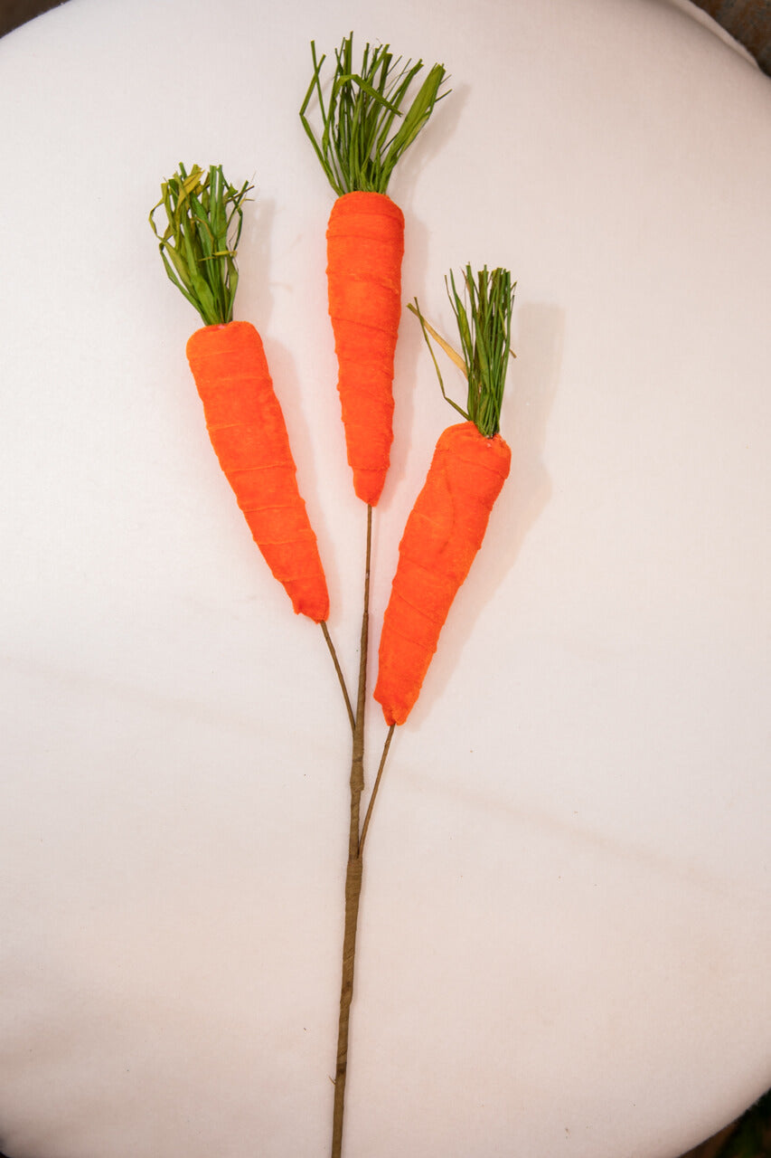 29" Velvet Carrot Spray