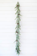 6' Christmas Frosted Arrowhead Garland