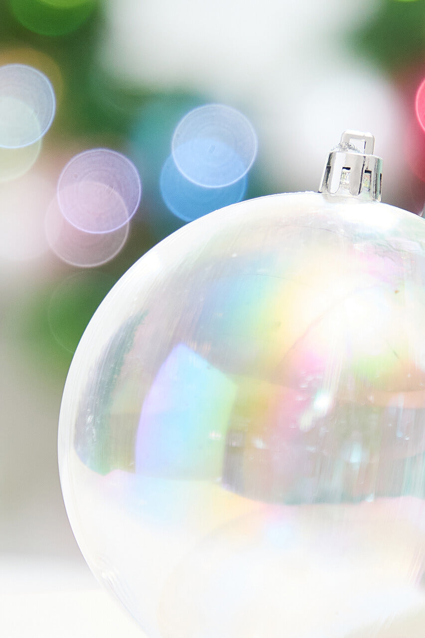 4" Iridescent Ball Ornament
