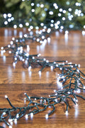 25' Platinum Elite Cluster Lights - 760L Classic White (Green Cord)