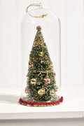 7.5" Deco Tree in Glass Dome Ornament