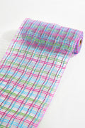 10" x 10 Yard Lavender/ Pink/Turquoise Deco Poly Mesh