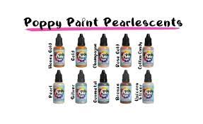Poppy Paint Edible Confectionery Paint – 30 ml (Select Your Color)