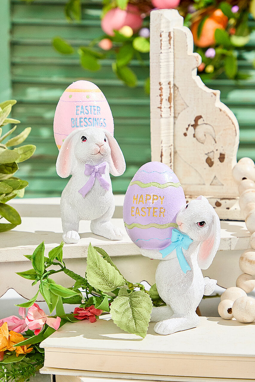 6" Easter Bunny with Egg