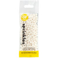 Wilton White Confetti Sprinkles, 1 oz.