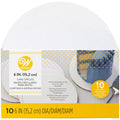 Wilton 6-Inch Round Cake Boards – 10 Count