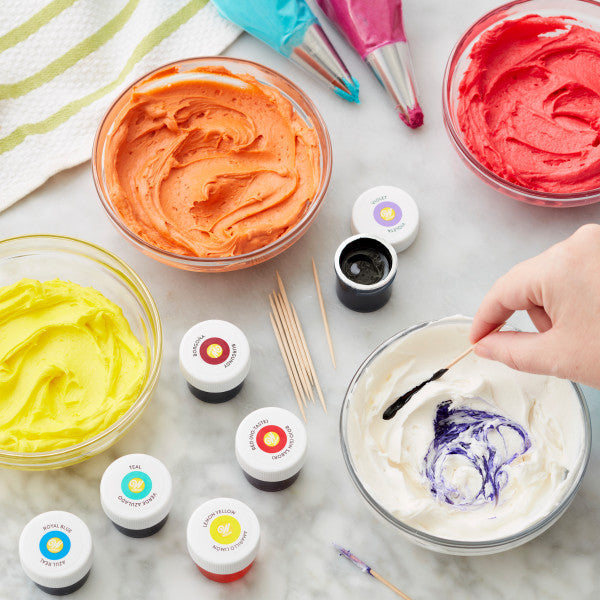 Wilton Edible Gel Food Coloring Set – 12 Piece – 6 oz.