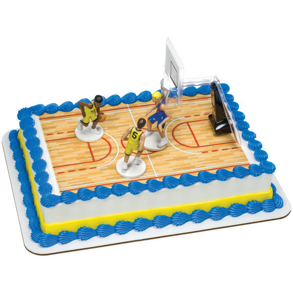Basketball All Net Cake Decorations Topper Set Kit
