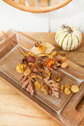 18'' Dry Leaf Lantern Fruit Spray