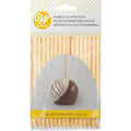 Wilton 5-Inch Bamboo Wood Cake Pop Dipped Candy Apple Lollipop Sticks, 30-Count