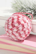 4" So Sweet Snowglitter Ball Ornament