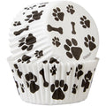 Wilton Paw Prints and Bones Cupcake Liners, 50-Count