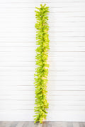 9' x 14" Lime Green Garland with LED Lights