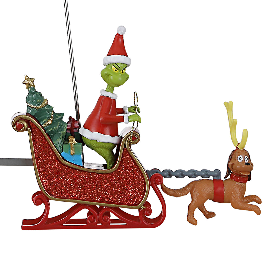 21.75" Grinch Animated Tree Topper