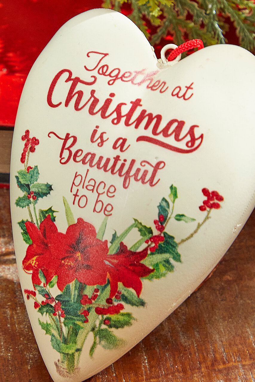 5.5" Together Heart Ornament