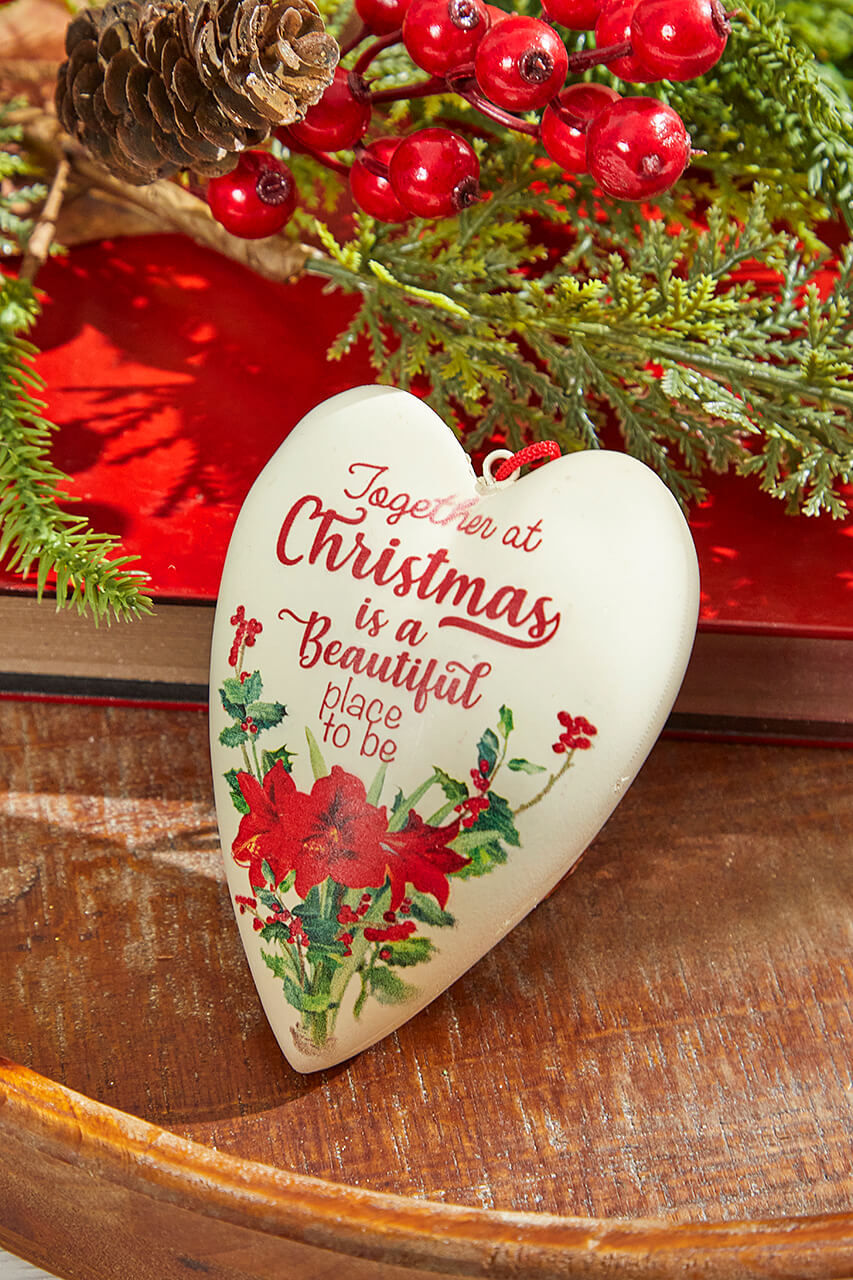 5.5" Together Heart Ornament