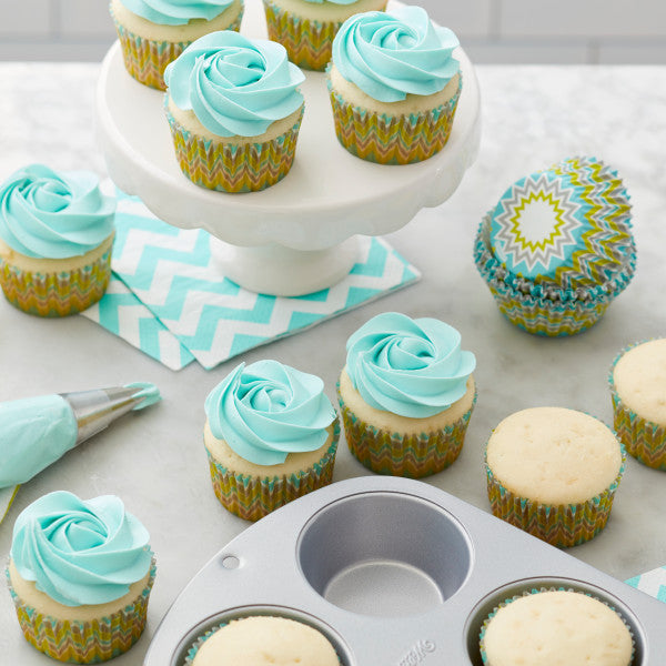Wilton Chevron Cupcake Liners, 75-Count