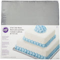 Wilton Silver 14-Inch Square Cake Platters, 2-Count