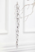 9" Glass Icicle Ornament - Medium