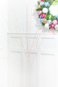 32" Iridescent Twisted Grass Spray