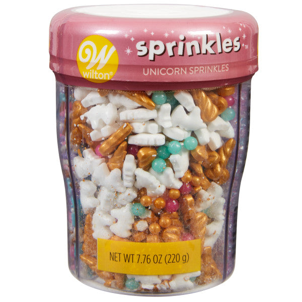 Wilton 3-Cell Unicorn Sprinkles Mix with Turning Lid, 7.76 oz.