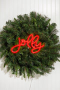 14" Lit Neon Jolly Sign