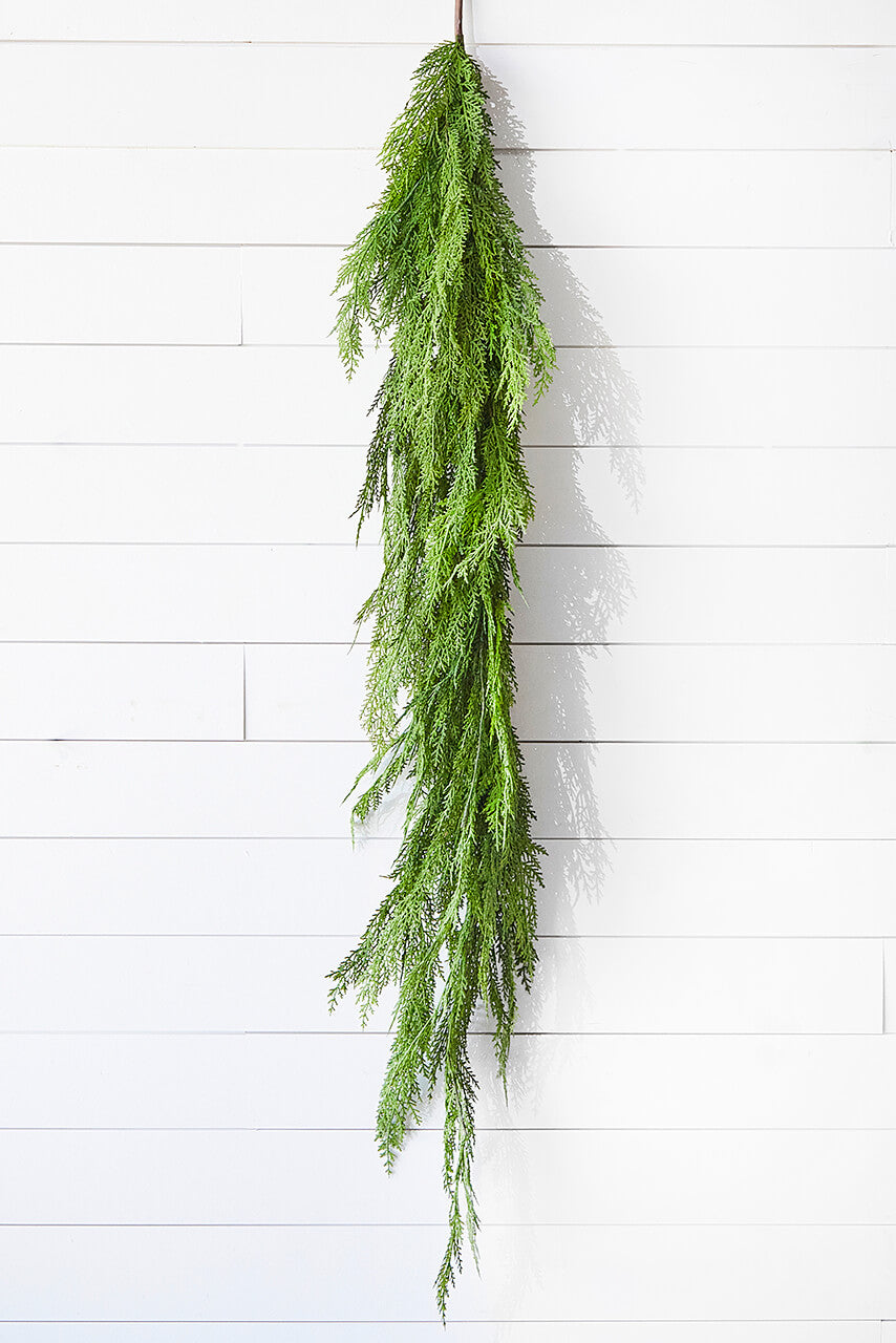 48" Real Touch Lebanon Cedar Dripping Garland