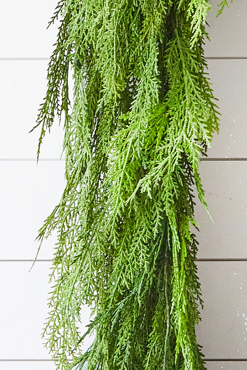 48" Real Touch Lebanon Cedar Dripping Garland