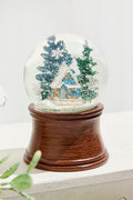 5" Snowy Cabin Lighted Water Globe