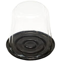 6" Small Cake Dome and Base Cupcake Container Plastic