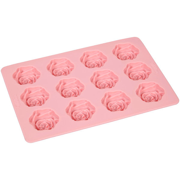 Wilton Silicone Rose Mold, 12-Cavity