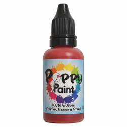 Poppy Paint Edible Confectionery Paint – 30 ml (Select Your Color)
