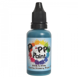 Poppy Paint Edible Confectionery Paint – 30 ml (Select Your Color)