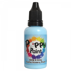 Poppy Paint Edible Confectionery Paint – 30 ml (Select Your Color)