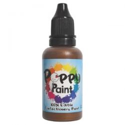 Poppy Paint Edible Confectionery Paint – 30 ml (Select Your Color)