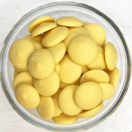 Merckens Yellow Chocolate Confectionery Wafers – 5 lb