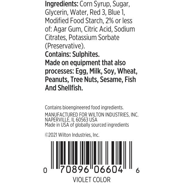 Wilton Violet Icing Color, 1 oz. Gel Food Coloring