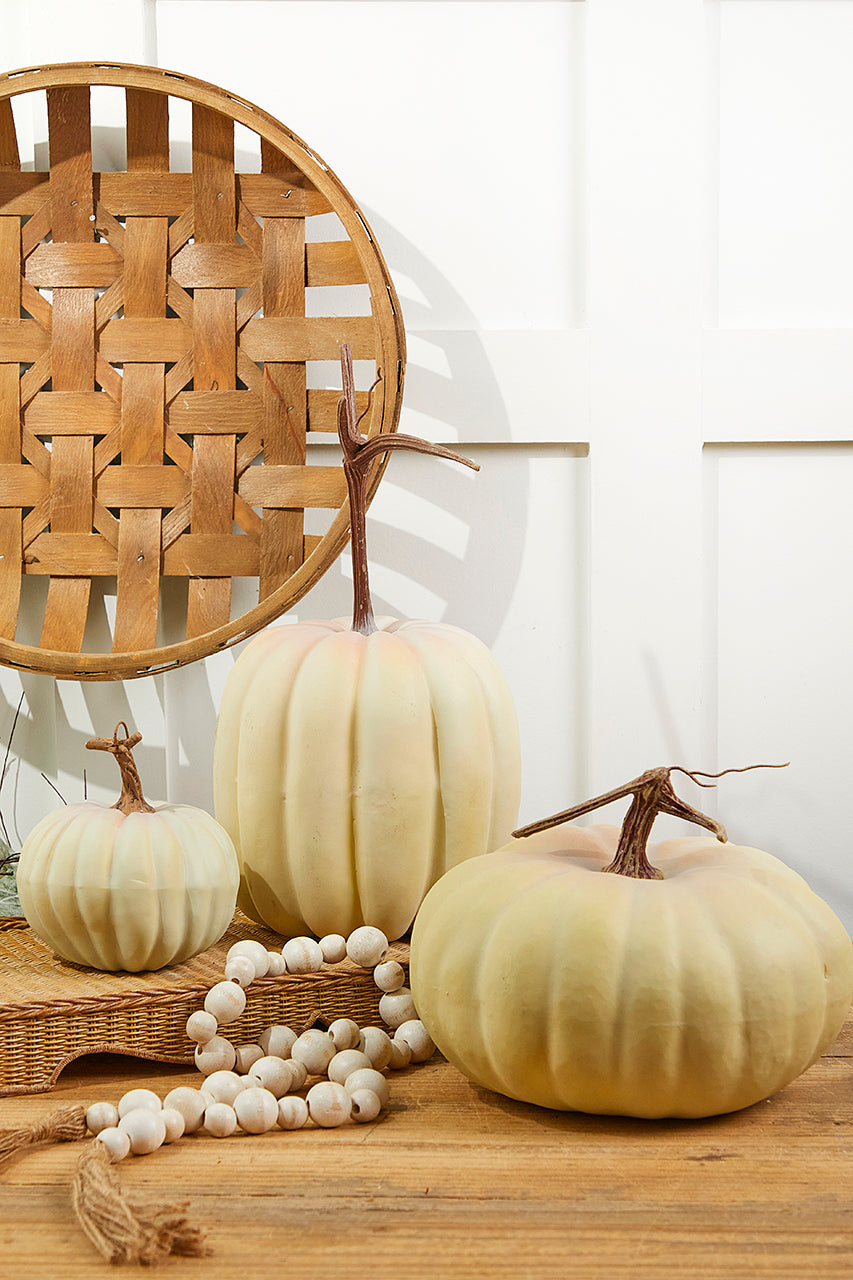 7.5" x 7.5" Latex Harvest Pumpkin with Vine