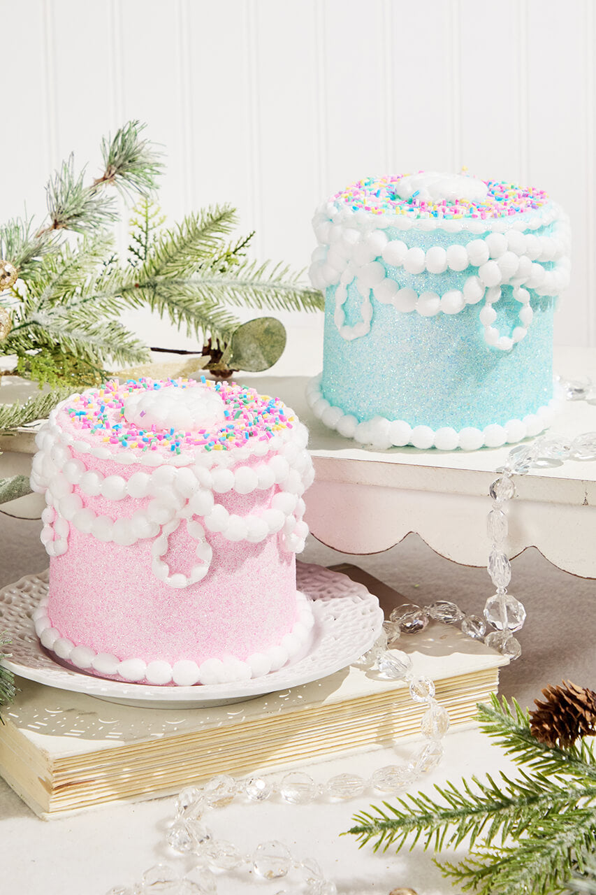 5" Pastel Candy Decorated Cake Ornament