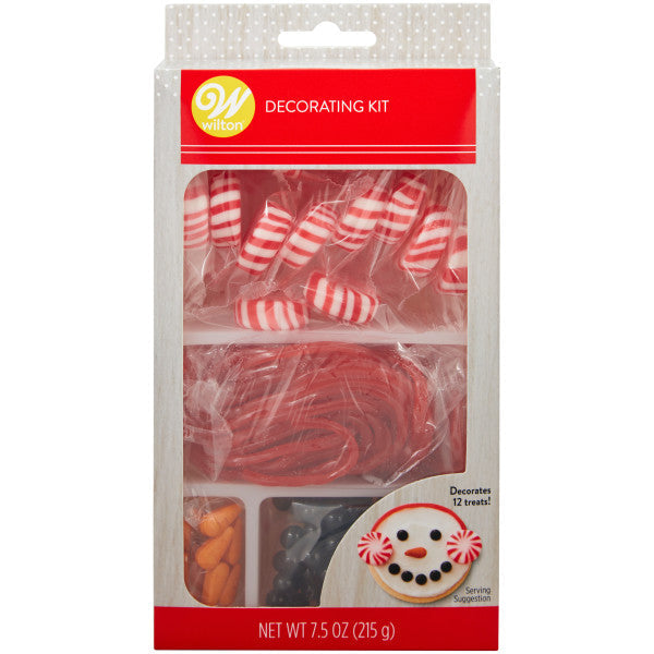 Wilton Winter Snowman Cookie or Cupcake Decorating Kit, Decorates 12