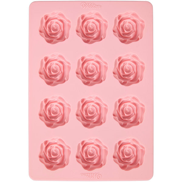 Wilton Silicone Rose Mold, 12-Cavity
