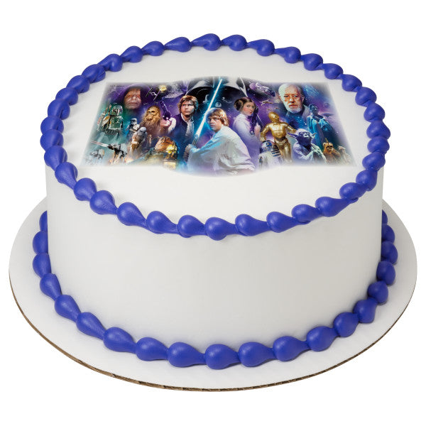 Star Wars A Galaxy Far, Far Away Edible Cake Image PhotoCake®