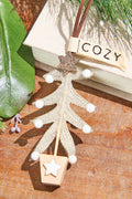 Sewn Tree Polyester Ornament