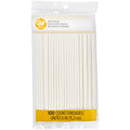 Wilton White 6-Inch Cake Pop Treat Candy Sticks, 100-Count