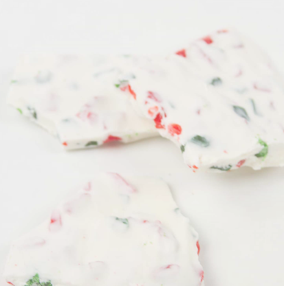 Red and Green Peppermint Course Crunch for bark and brickle 1 lb. pkg