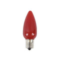 C9 Platinum Elite LED SMD Bulb (25 bulbs/bag) - Frosted, Red